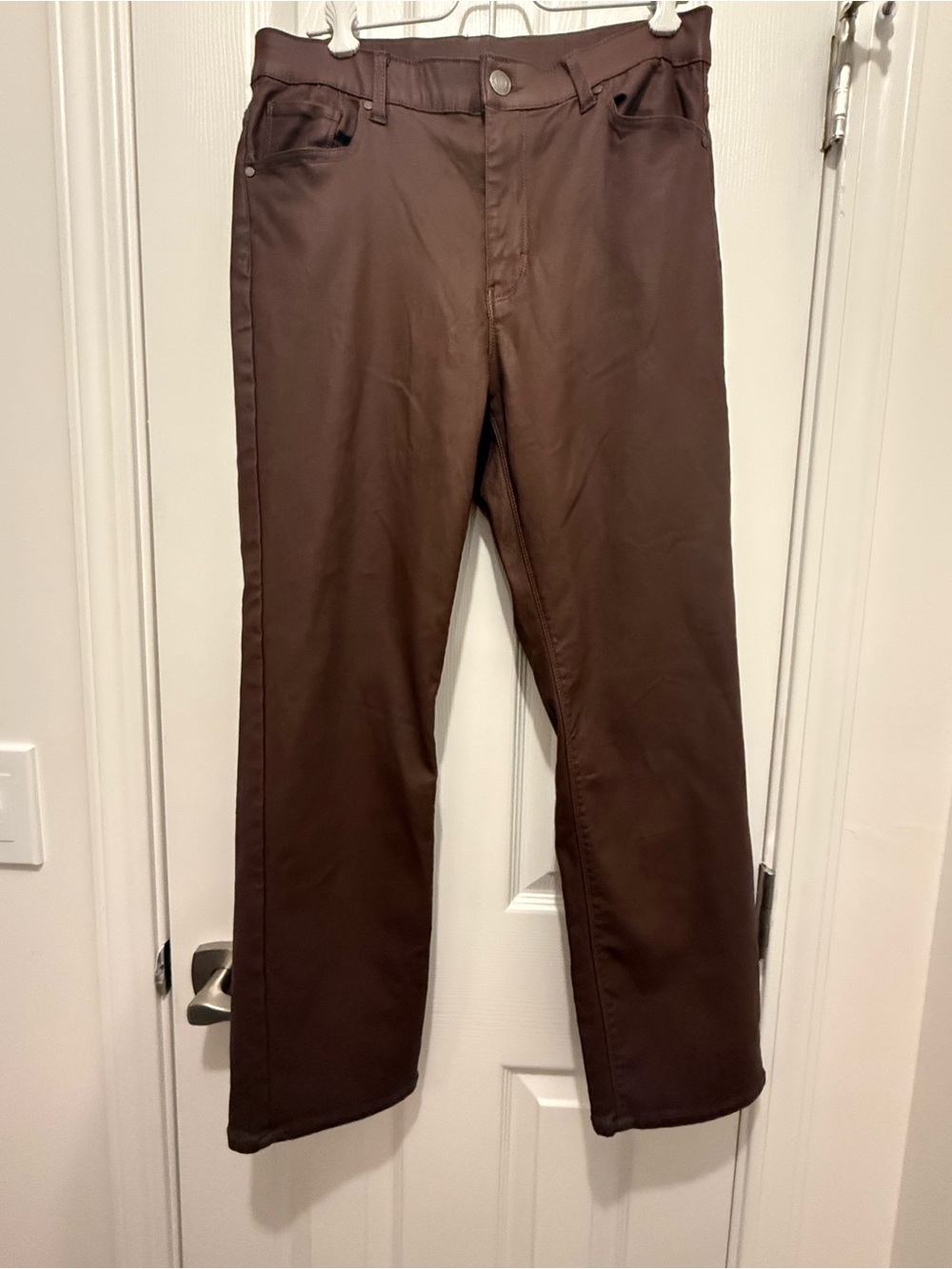 Grace & Lace coated canvas ankle pant size 10